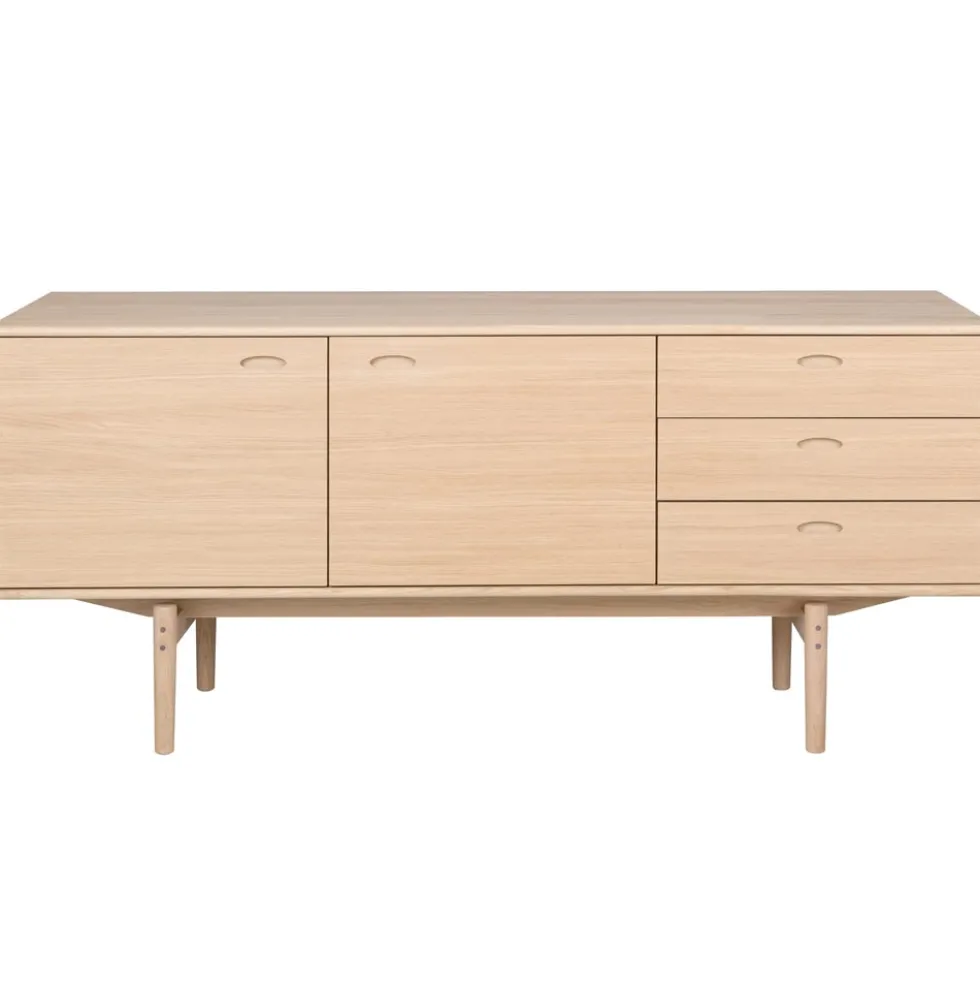Aeris sideboard 176cm vitpigmenterad ek