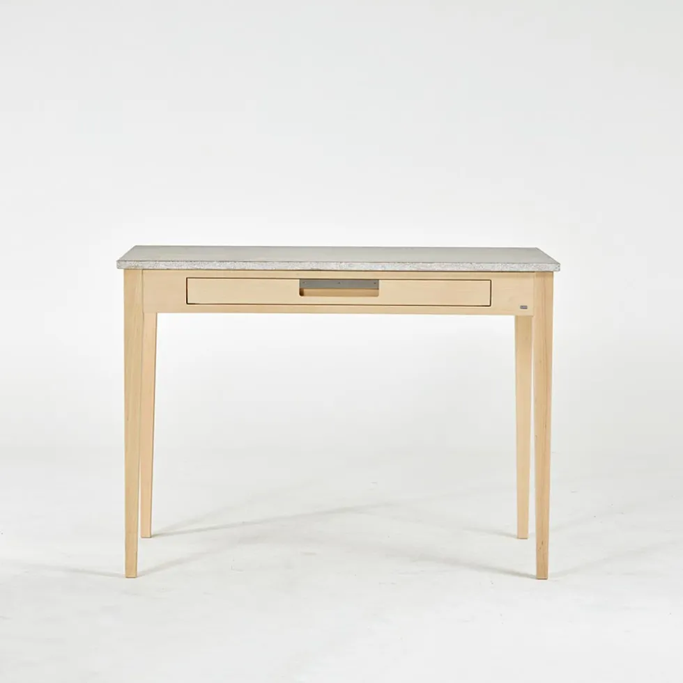 Ala skrivbord litet björk/ kalksten