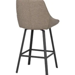 Alison barstol mörkbeige tyg