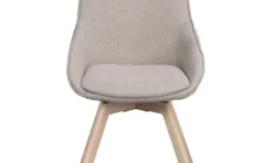 Alison snurrstol beige tyg /trä