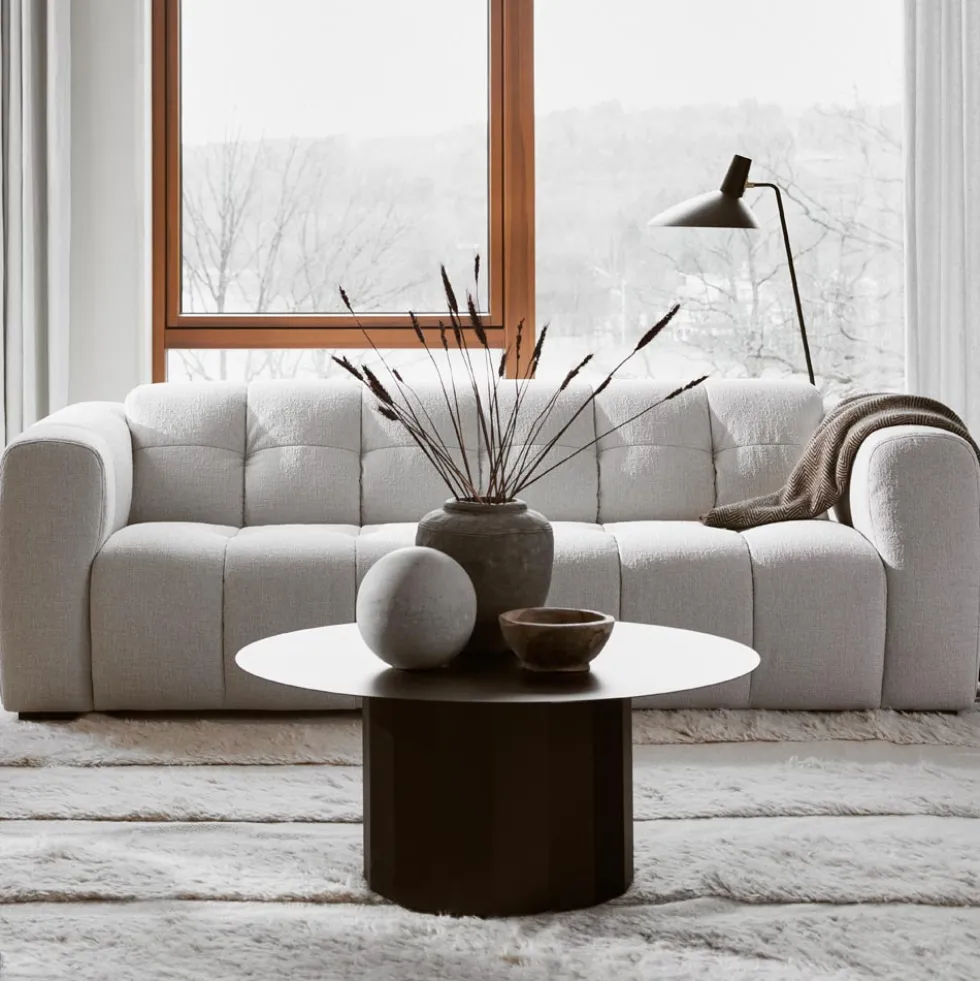 Alps 3-sits soffa – tyg beryl rainy day