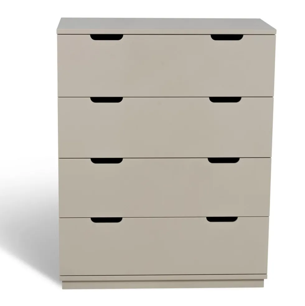 Aoko byrå 4 lådor beige