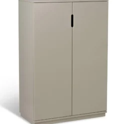 Aoko skåp täckta dörrar beige