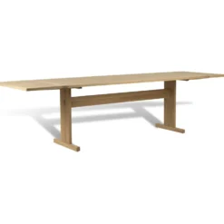 Arv matbord – vitpigmenterad mattlackad ek