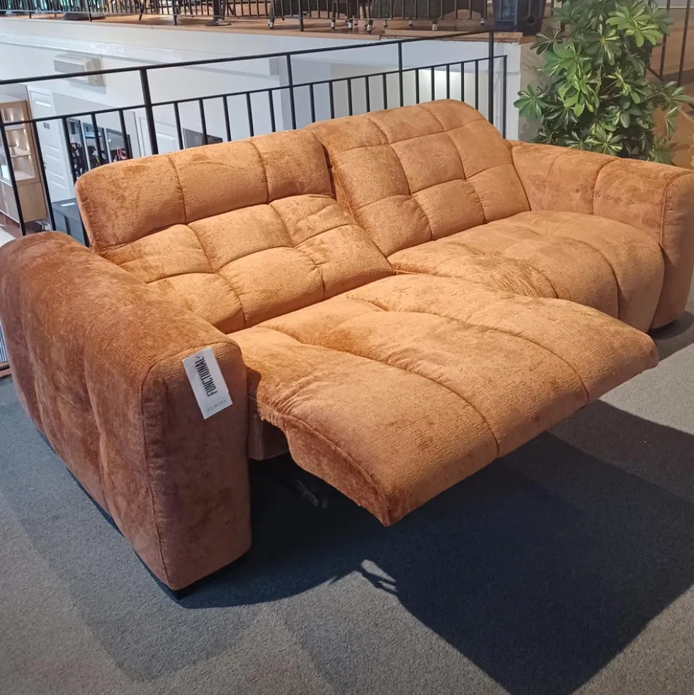 Beach 2-sits soffa – tyg purpolite copper