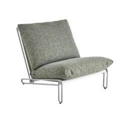 Blixt fåtölj light grey/ teddy verde