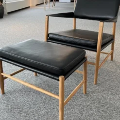 Bremen fåtölj + pall rea