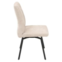 Bremen snurrstol beige tyg