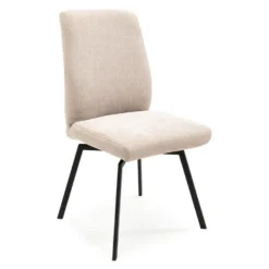 Bremen snurrstol beige tyg