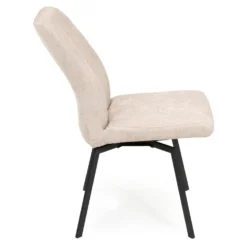 Bremen snurrstol beige tyg