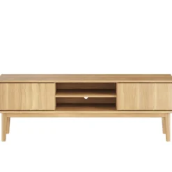 Broholm TV-bänk 160cm oljad ek slät