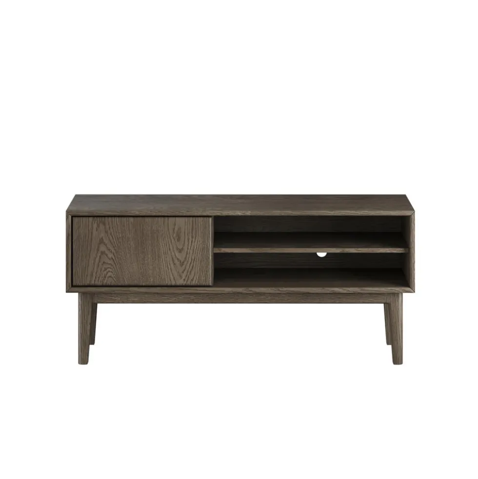 Broholm TV-bänk 124cm smoked slät