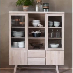 Brooklyn highboard whitewash