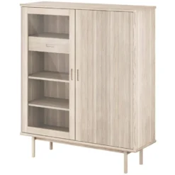 Casö 330 highboard vitoljad ek