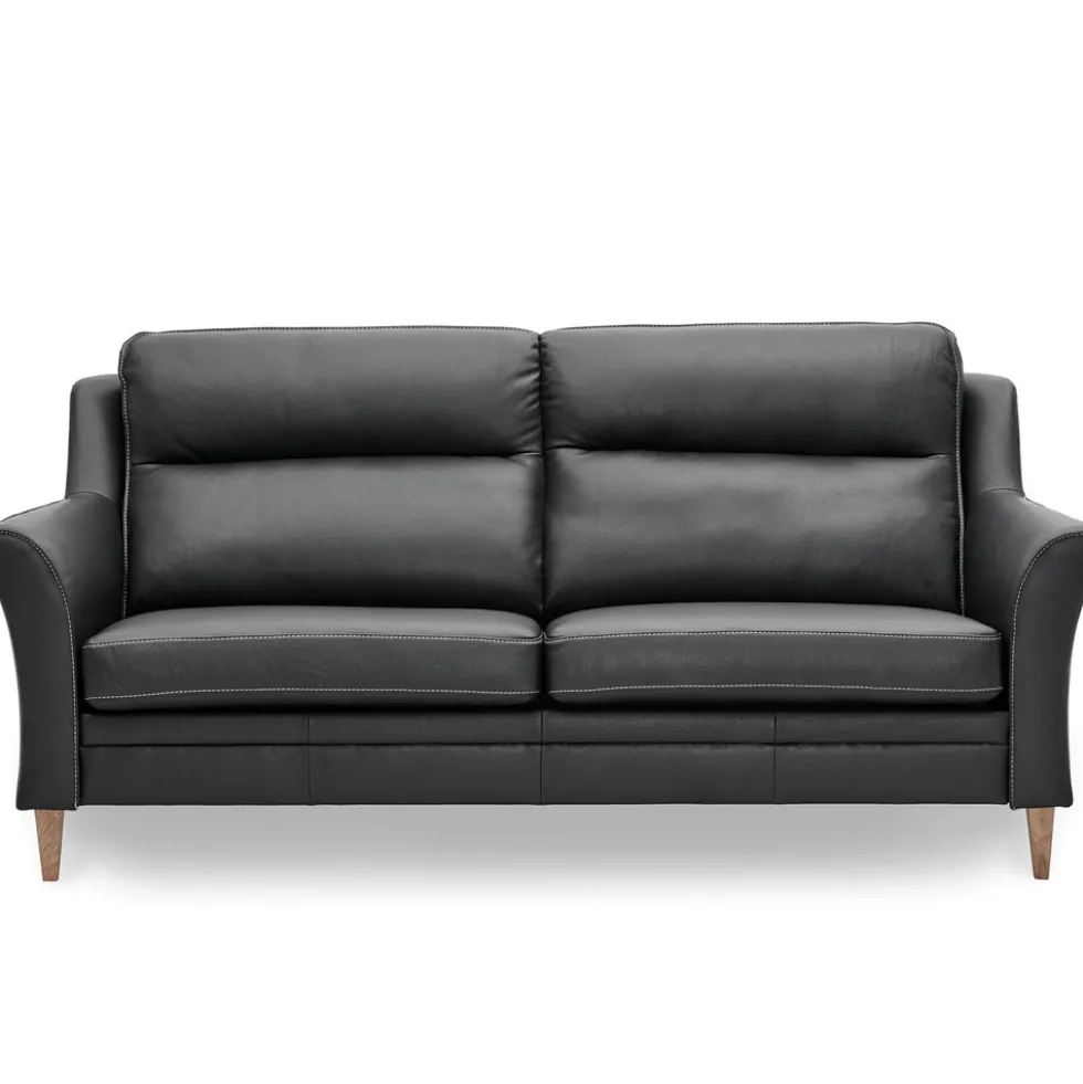 Casino soffa duo xl – läder major svart