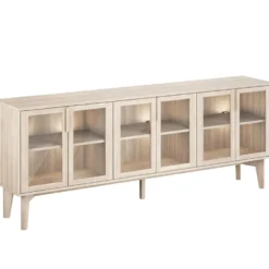 Casö 551 sideboard 3 dörrar vitoljad ek