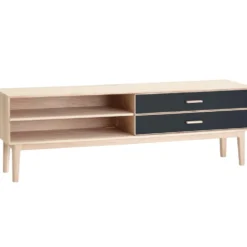 Casö 700 TV-bänk ek/svart