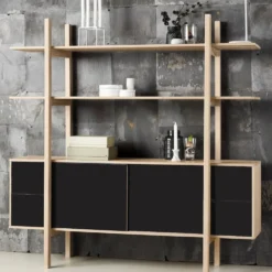 Casö 700 Wall Unit ek/ svart