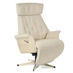 Christal Lux reclinerfåtölj – tyg loop beige