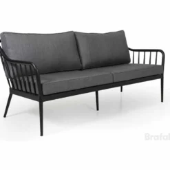 Coleville 3-sits soffa svart