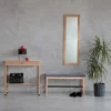 Cora sideboard vitpigmenterad ek