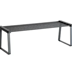 Cora skohylla svartbetsad ek 90cm