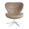 Daisy fåtölj – läder Sorrento taupe