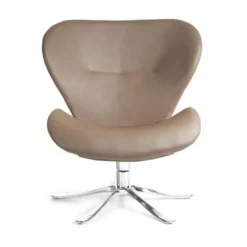 Daisy fåtölj – läder Sorrento taupe