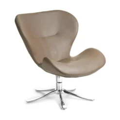 Daisy fåtölj – läder Sorrento taupe