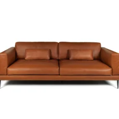 Dakota soffa – läder sauvage 665 brun