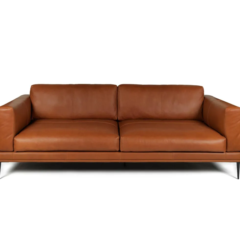 Dakota soffa – läder sauvage 665 brun
