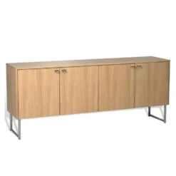 Deus sideboard lågt vitpigmenterad ek
