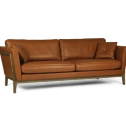 Dexter soffa – läder sauvage 665 brun
