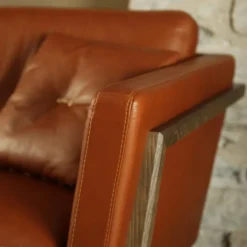 Dexter soffa – läder sauvage 665 brun