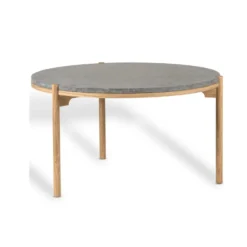 Dondo soffbord 80cm vitpigmenterad