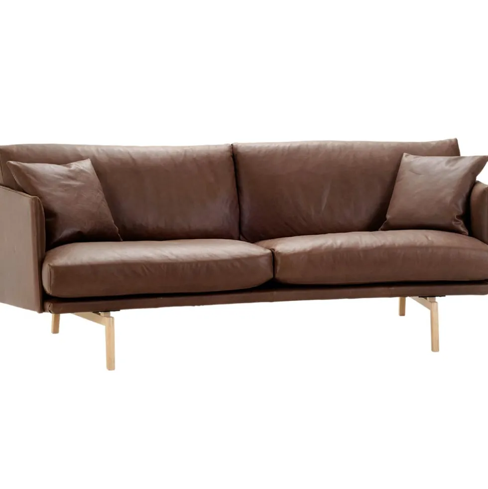 Electra soffa svängd – läder Vintage brown