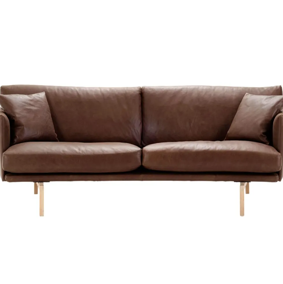 Electra soffa svängd – läder Vintage brown