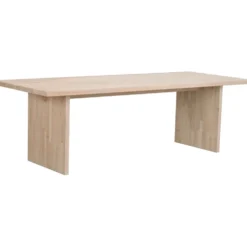Emmett matbord vitpigmenterad ek