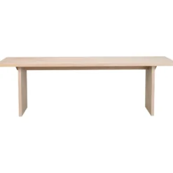 Emmett matbord vitpigmenterad ek