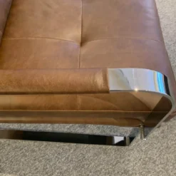 Empoli loungefåtölj – läder dark brown 7556 cat. 50 pull up