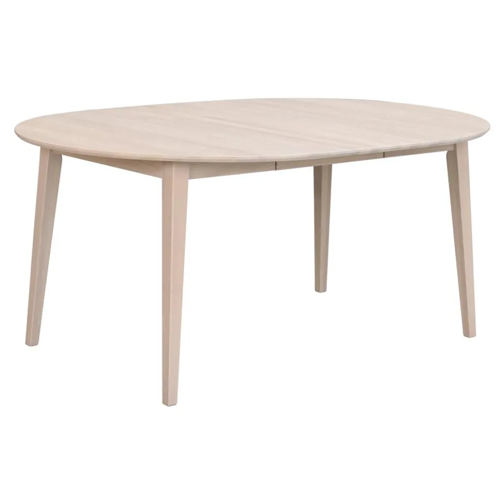 Filippa runt matbord vitpigmenterad