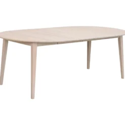 Filippa runt matbord vitpigmenterad