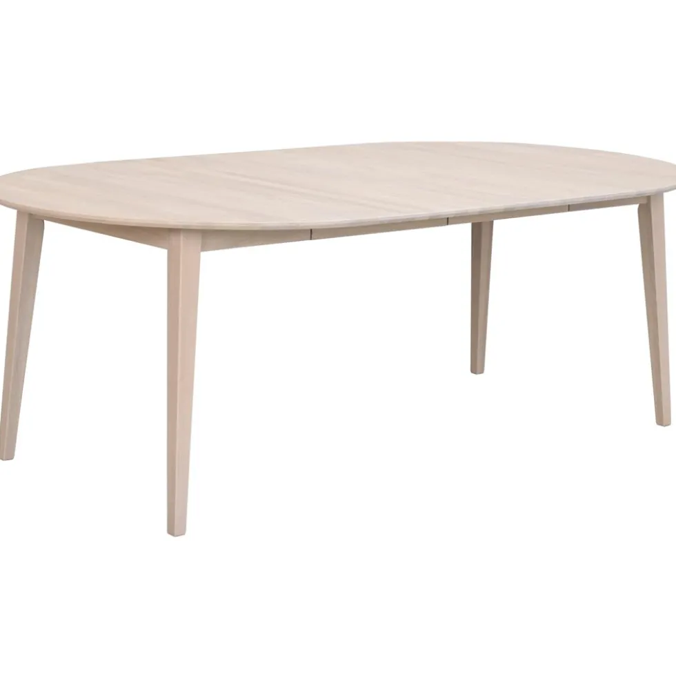 Filippa runt matbord vitpigmenterad