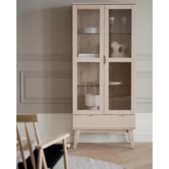 Filippa vitrinskåp högt