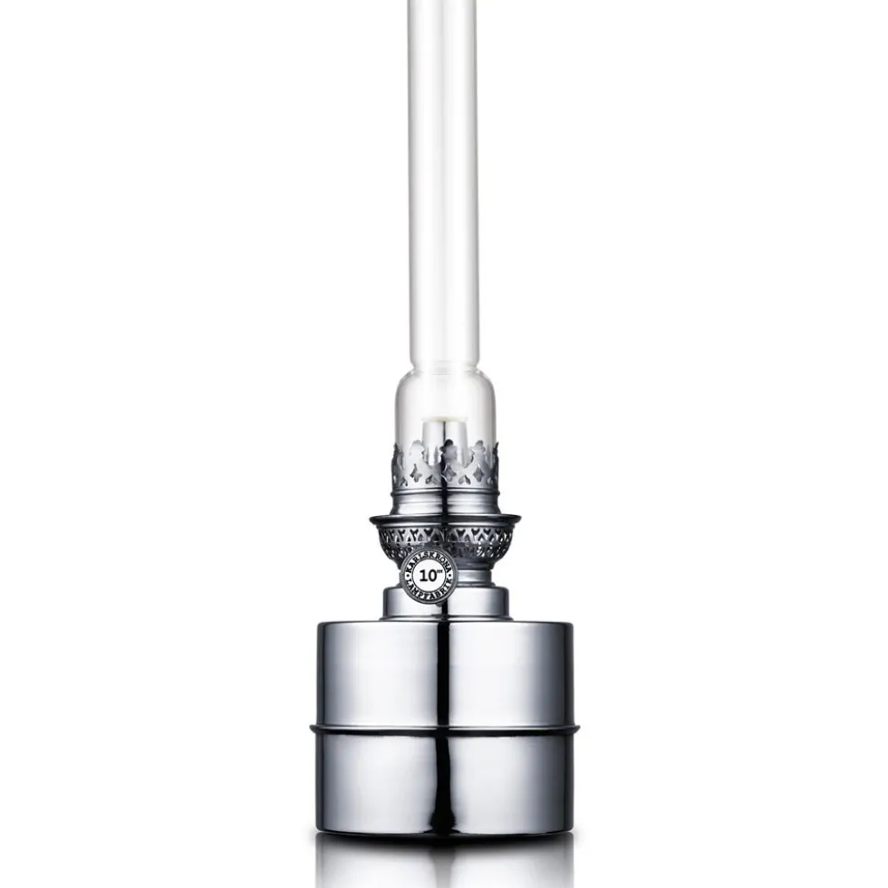 Flaggskär fotogenlampa nickel