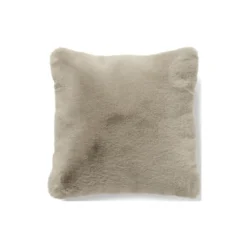 Fluffy kudde taupe