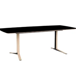 Fusion matbord 220 svart/ek