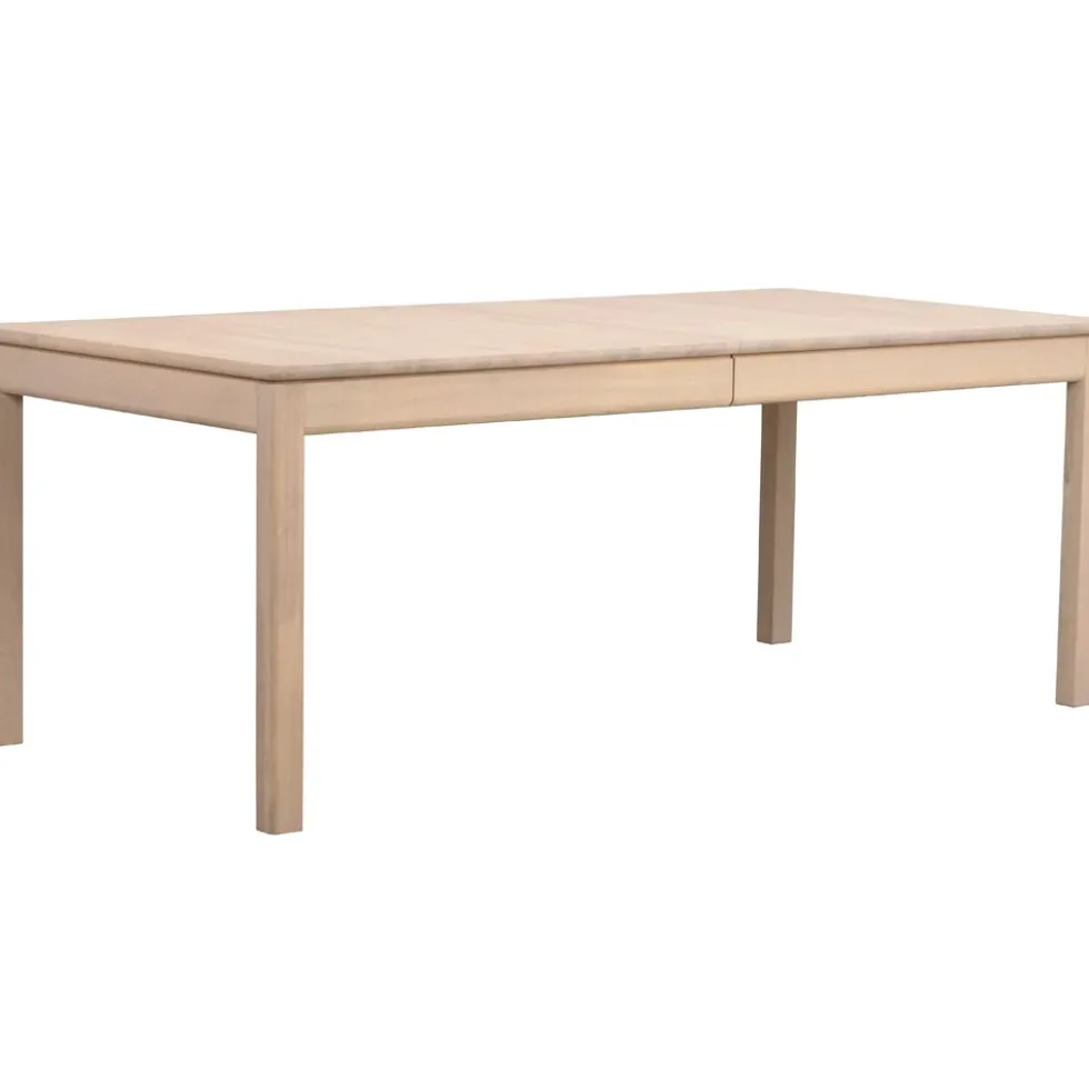 Gardner matbord vitpigmenterad ek