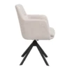 Gladstone karmstol beige tyg
