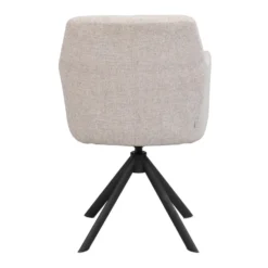 Gladstone karmstol beige tyg